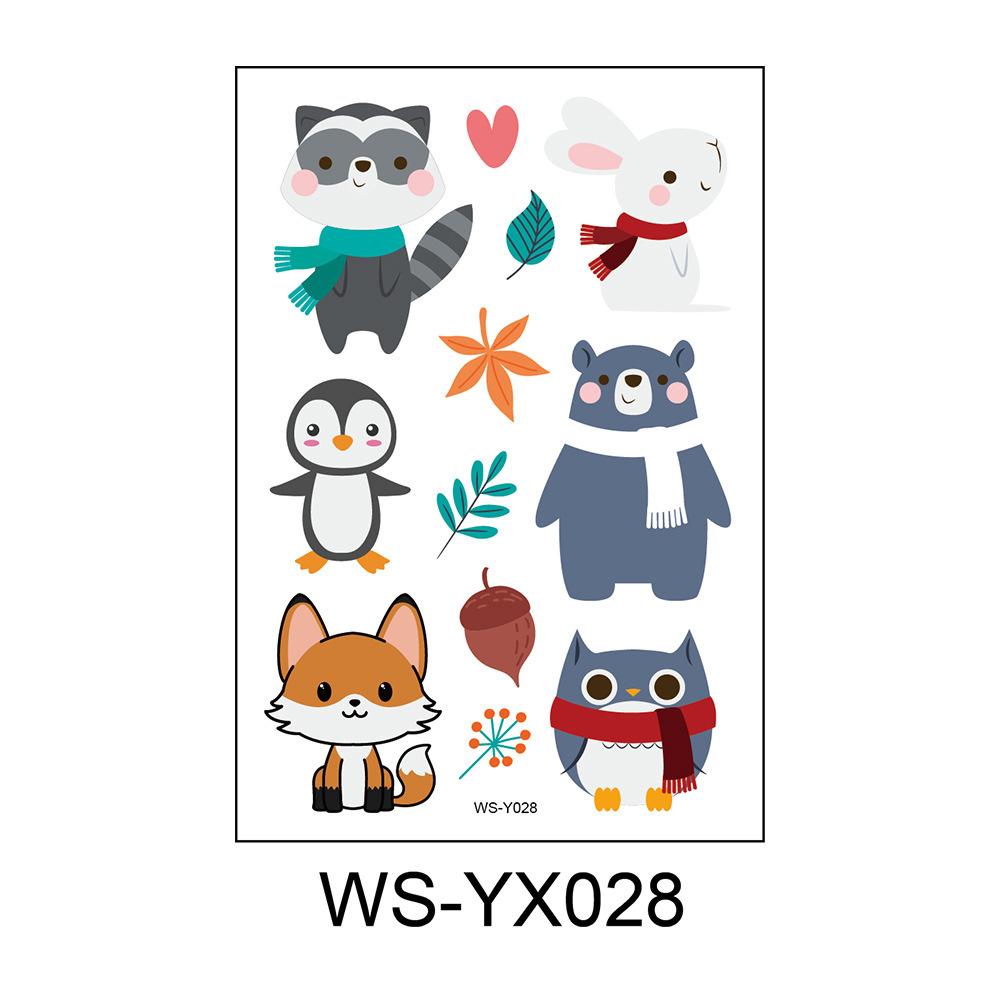 Cross Border Children's Cartoon Tattoo Stickers Space Dinosaur Boy Girl Cute Temporary Waterproof