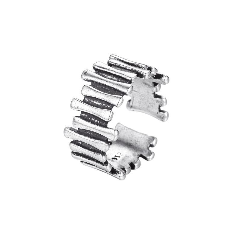 

Высококачественное модное кольцо OL с английской буквой X, ретро, из тайского серебра, открывающееся, регулируемое, с двойной стрелой, витое, мужское и женское кольцо