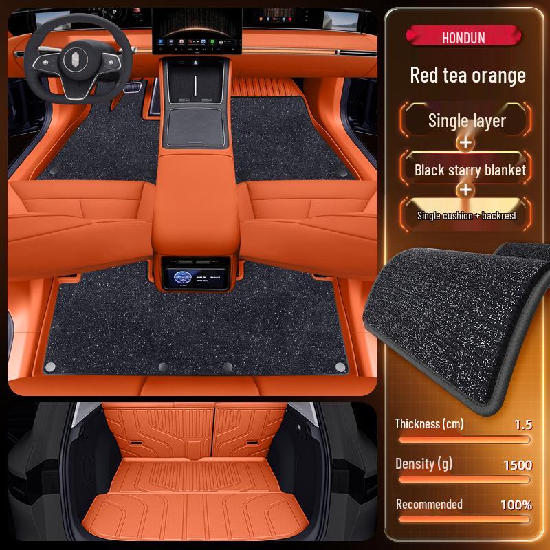 2026 Hongqi S9 TPE Floor Mats: Full Set Interior Carpet for Five Seats
