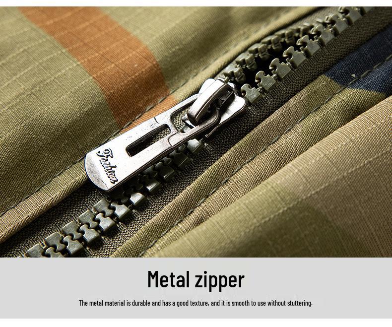 Ανδρικό & Γυναικείο Tactical Μπουφάν μεσαίου μήκους από καμουφλάζ βαμβάκι