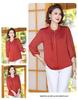 Women's Chinese Style Xiangyunsha Shirt - Mom's Summer 2026 Collection for Middle-Aged and Elderly