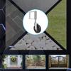 Portable Sturdy Rubber Gate Wheel 360 Degree Rotation for Farm Fence Garden and Wood Gate Spring Loaded Casters Set