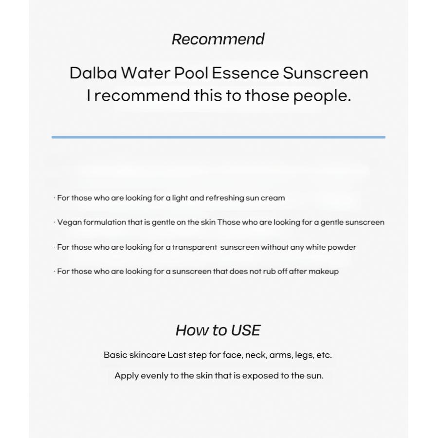 D’Alba Waterfull Essence Sonnencreme SPF50+ PA++++ 50ml