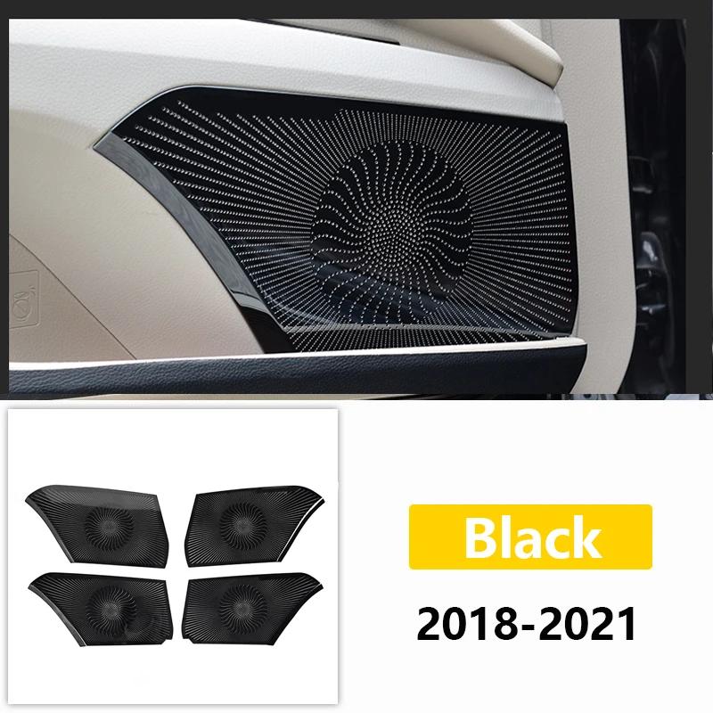 Stainless Car Styling Audio Speaker Inner Door Loudspeaker Trim Sticker Cover For Camry XV70 2018-   Accessories