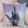 Pillowcase Sofa  Graffiti Gamepad Abstract Street Art Animal Hand Cushion Cover Decoration