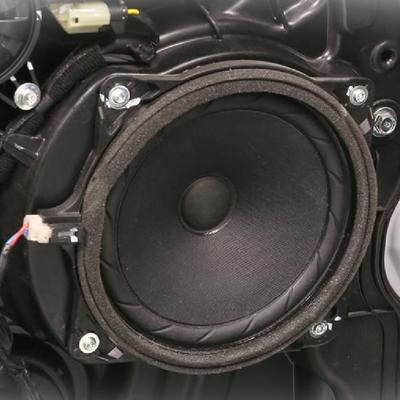 Car Front Rear Door Stereo Bass Speaker Horn Mat Wire Cable Adapter Plugs 6.5“ Inch for Mitsubishi Pajero V73 V93