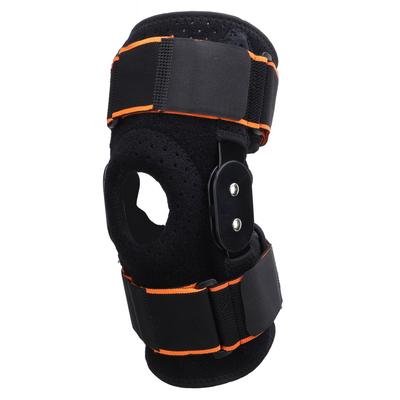 Beschermende kniebeschermer Opvouwbare aluminium plaat Schokabsorberend Antislip band Ademende kniebrace