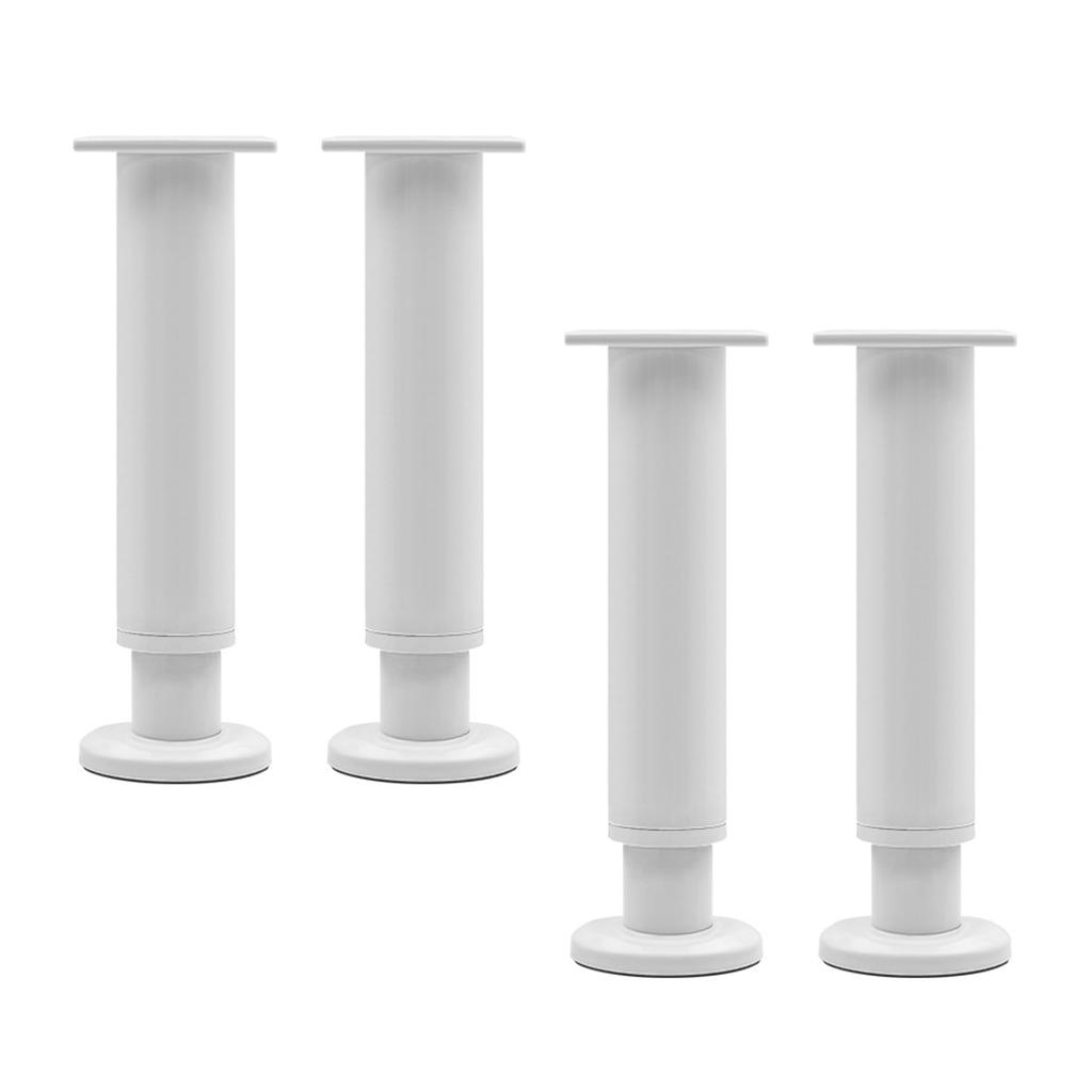 Pack of 4 Furniture Legs Adjustable Universal Support Feet Height Supports Simple Installs for Various Home Furnishings