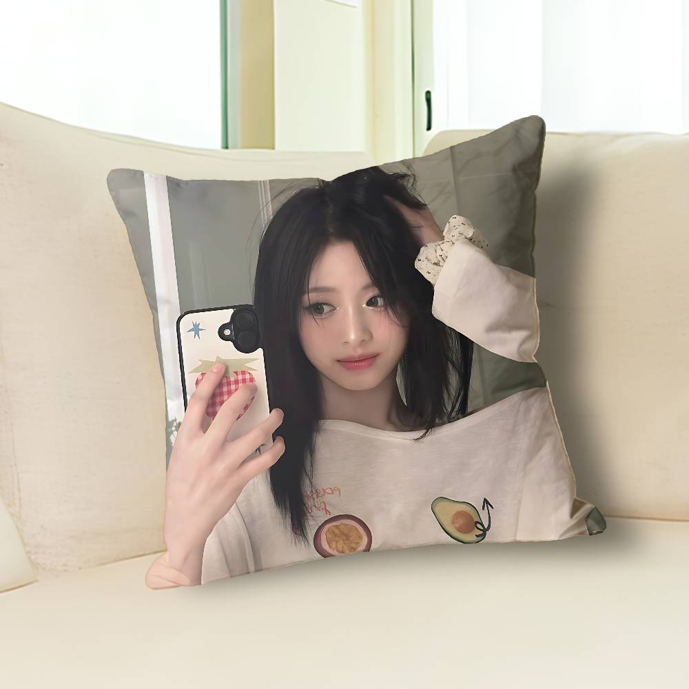 Cute Singer A-Ahyeon Pillow Cases for Bedroom Living Room Sofa Home Decor Polyester Cushion Cover with Zipper