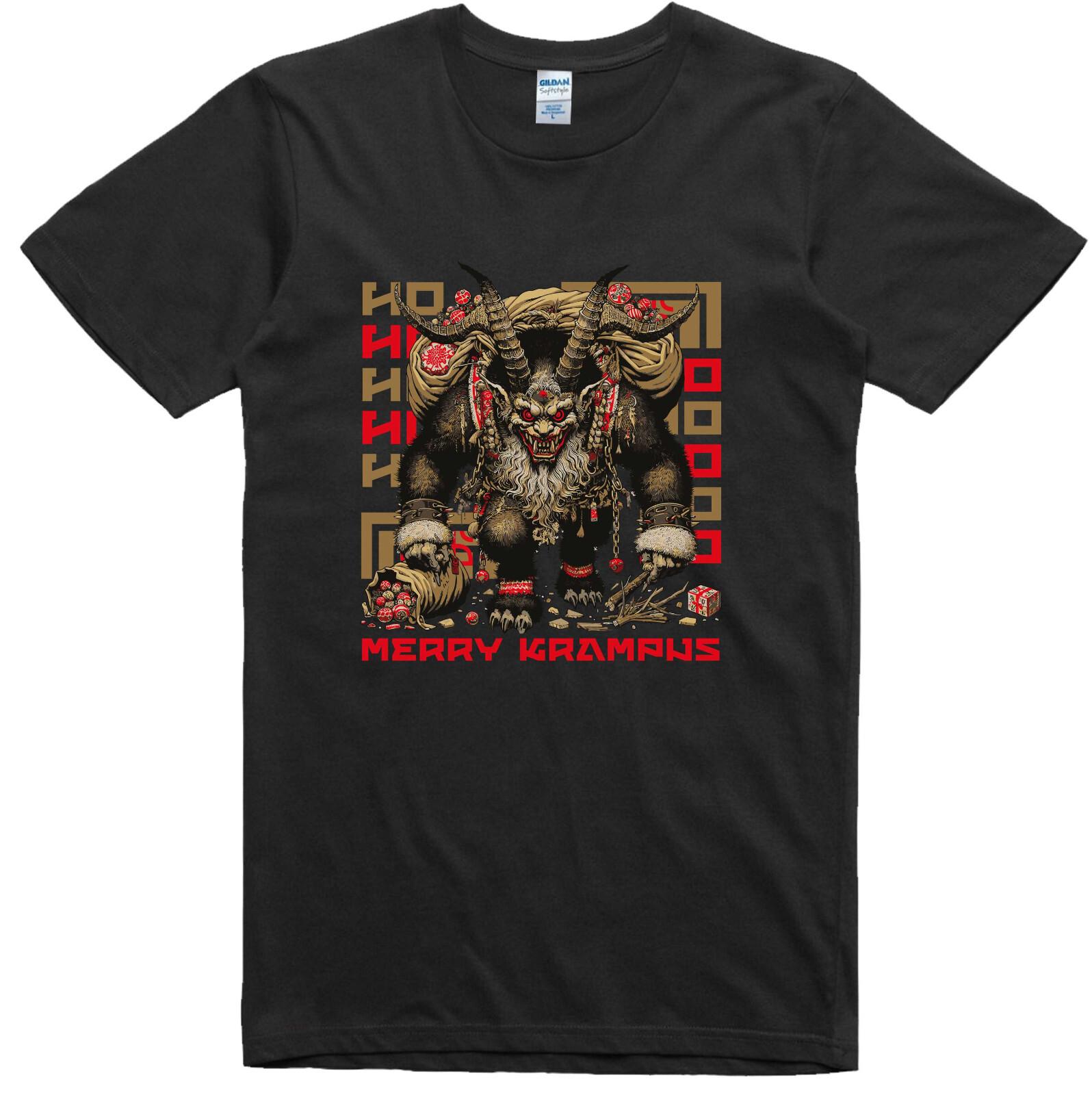 Mens Chritmas T Shirt Funny Krampus Alternative X Mas 100% Cotton Tee S разноцветный