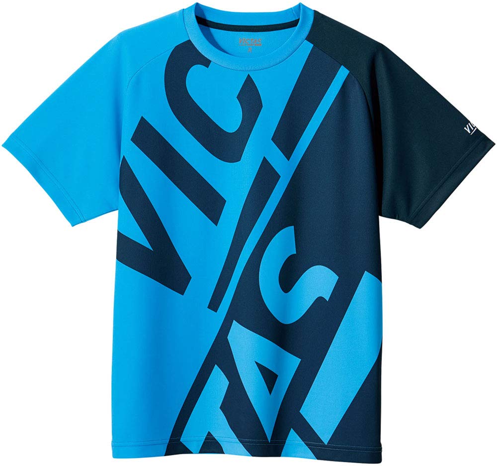 

Футболка унисекс для настольного тенниса Block Logo Tee LOGO XL 632102 [Victus] (БЛОК-ТИП) Бирюзовый/Темно-синий