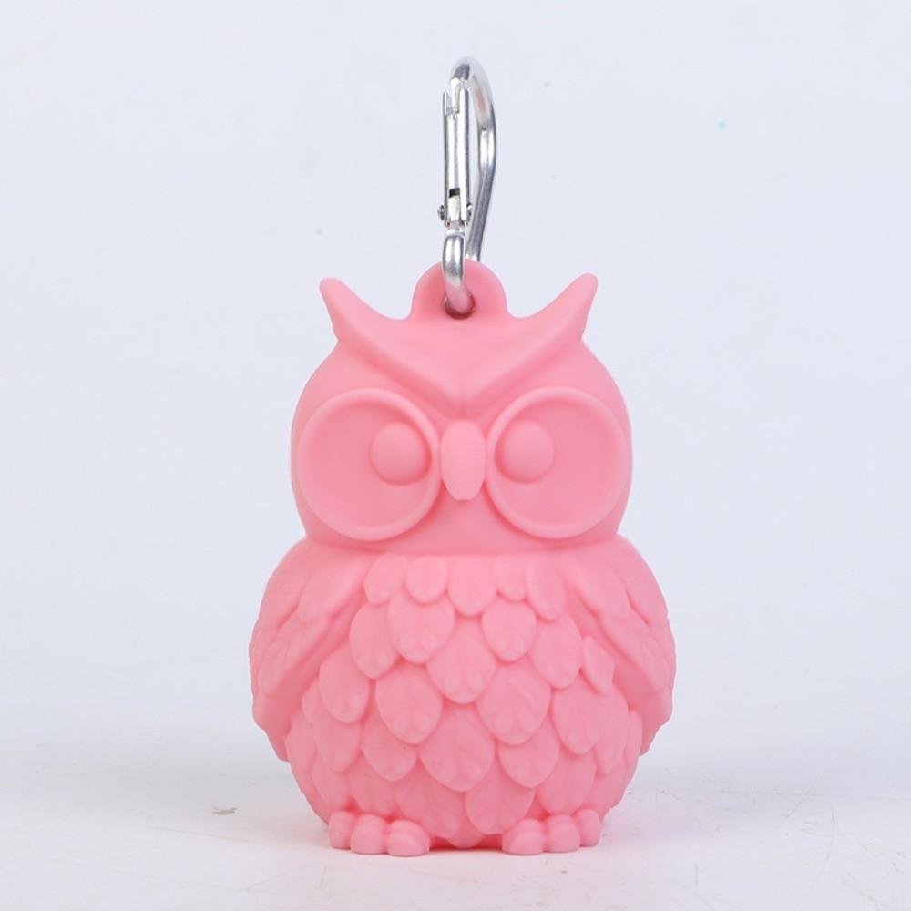 

Soft Silicone Dog Poop Bag Case Owl Shaped Waste Bag Dispenser Pet Garbage Bag Dispenser Park розовый
