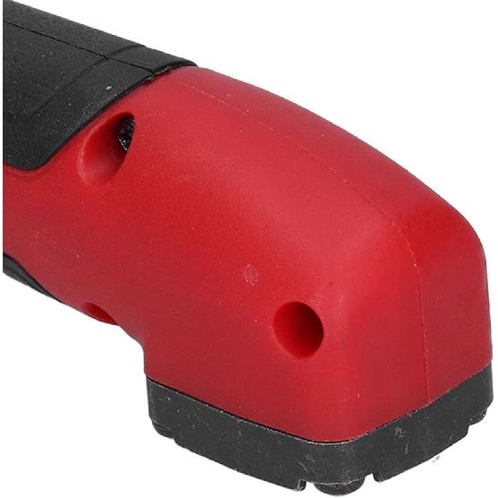 90 Degree Impact Driver Drill Adapter, Multifunctional Red Shockwave Right Angle Adapter Convenient Rubber Handle for Drilling