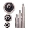 Stainless Steel Angle Grinder With 3 Pallets And 3 Extension Rods For Male And Female Threads From 58" To 11"