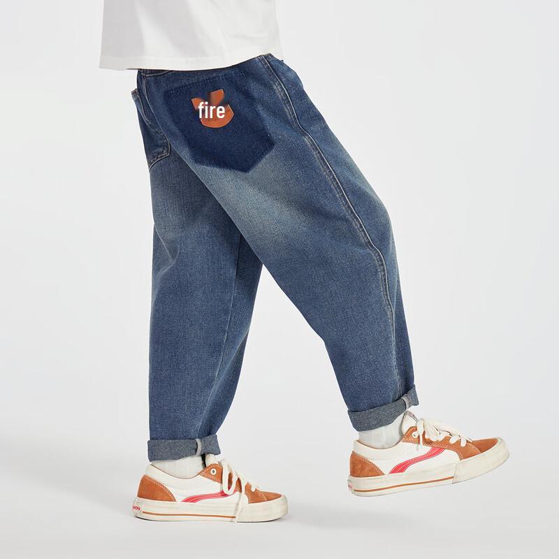 

Duoduojia Boys Soft Washed Relaxed Denim Jeans 130