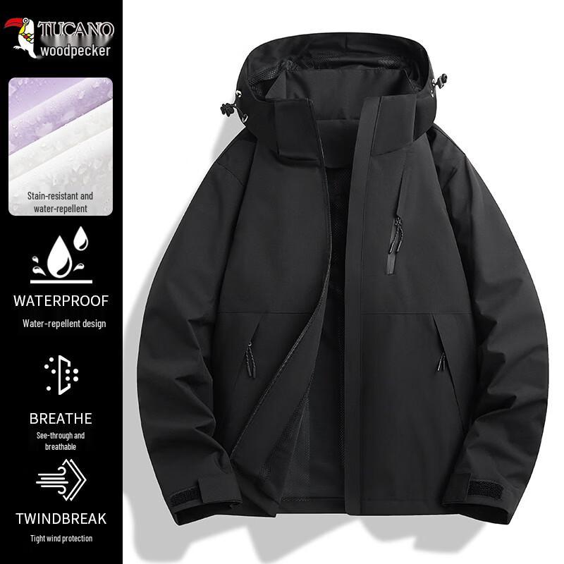TUCANO Women's Loose Fit Water-Resistant Outdoor Jacket
