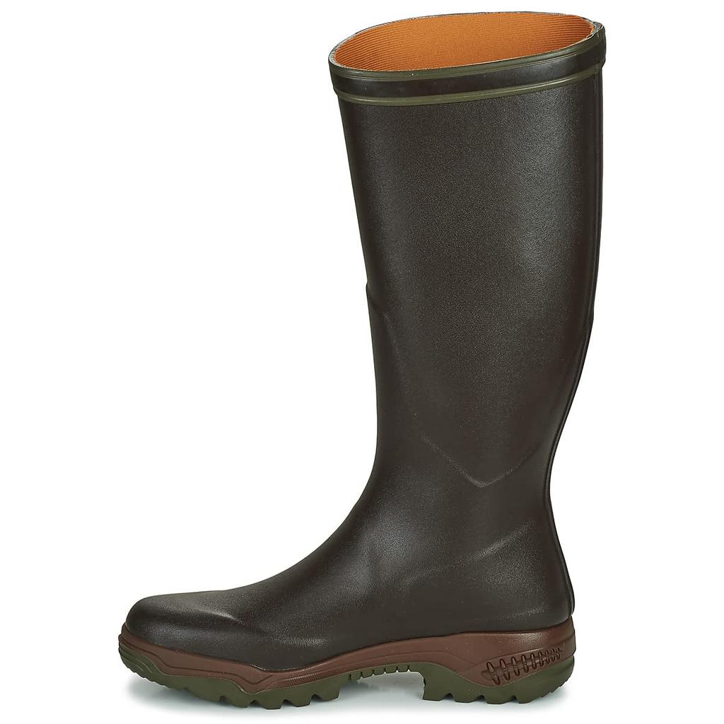 Aigle Rain Boots Parker Rubber Size cm [Official] Waterproof, Water-Repellent, Boots, Brown, 26.5