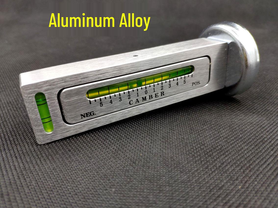 Magnetic Car Wheel Alignment Tool: Spirit Level and Tire Camber Adjustment Ruler