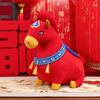 2026 Chinese New Year Zodiac Horse Plush Toy Soft Stuffed Horse Red Lucky Mascot Doll for Spring Festival Gift Blessing Souvenir Home Tabletop Decor