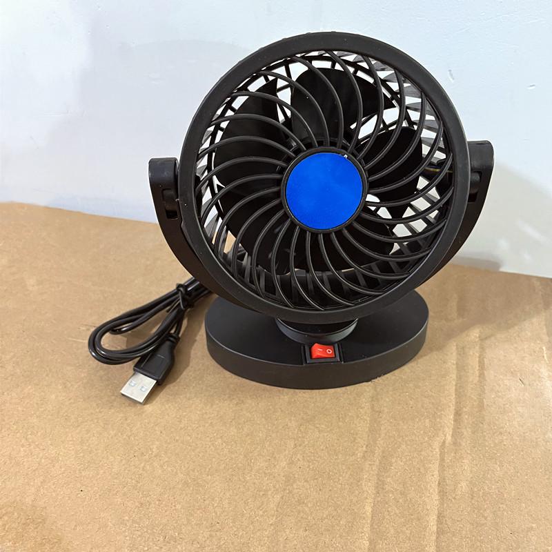 

12V/24V Dual Head Car Fan - High-Power Cooling for Large Trucks and Small Vehicles