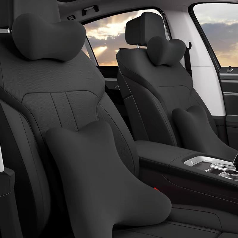 

Memory Foam Car Neck & Lumbar Support Pillow 1 Headrest