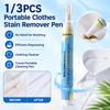 1/3PCS Portable Clothes Stain Remover Pen,No Need for Washing,Efficient Degreasing,Clothing Cleaner,Travel Portable Cleaning Pen
