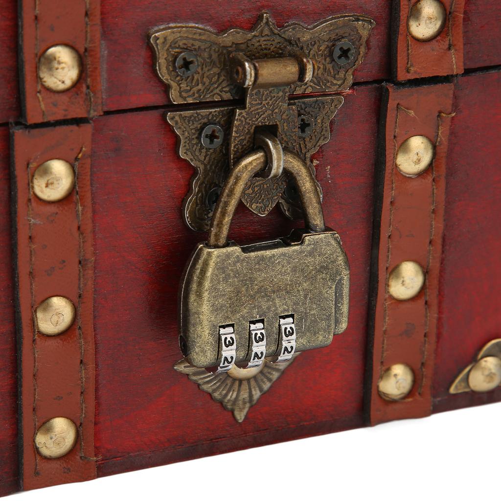 Treasure Box Durable Wear Resistant Space Saving Wide Application Easy Storage Treasure Chest for Home Store Office
