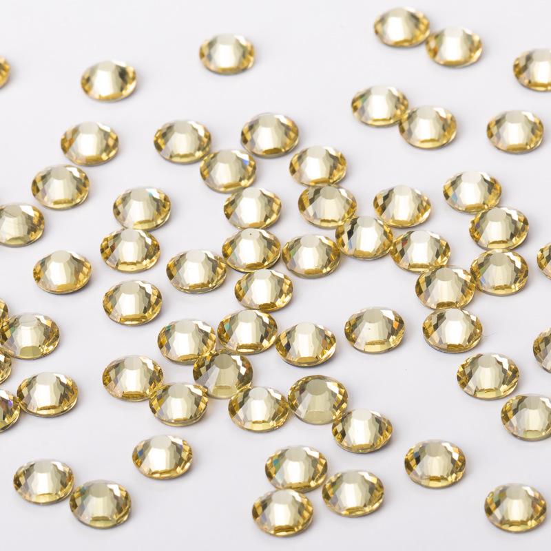 Yantuo Factory Bulk Package Non-Hotfix AB Crystal Stone Glass Flatback Rhinestones Ss4 Ss6 Ss8 Ss10 Ss12 Ss16 Ss20