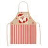 Christmas Apron New Creative Printed Polyester Apron Holiday Decoration Party Home Kitchen Anti-fouling Apron