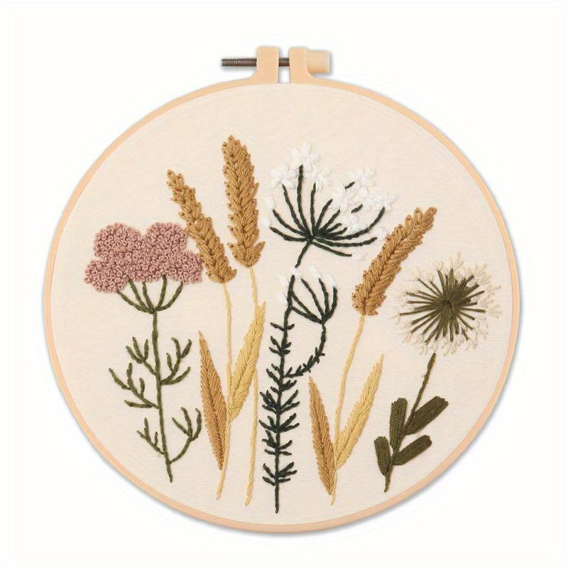 An American-style Floral Embroidery DIY Craft Kit (including Tools) Is Suitable for Beginners To Practice Embroidery.