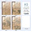 Shiguang Qingming Shanghe Tu Artistic Retro Notebook: Hot Stamping Festival Gift for Students and Writers