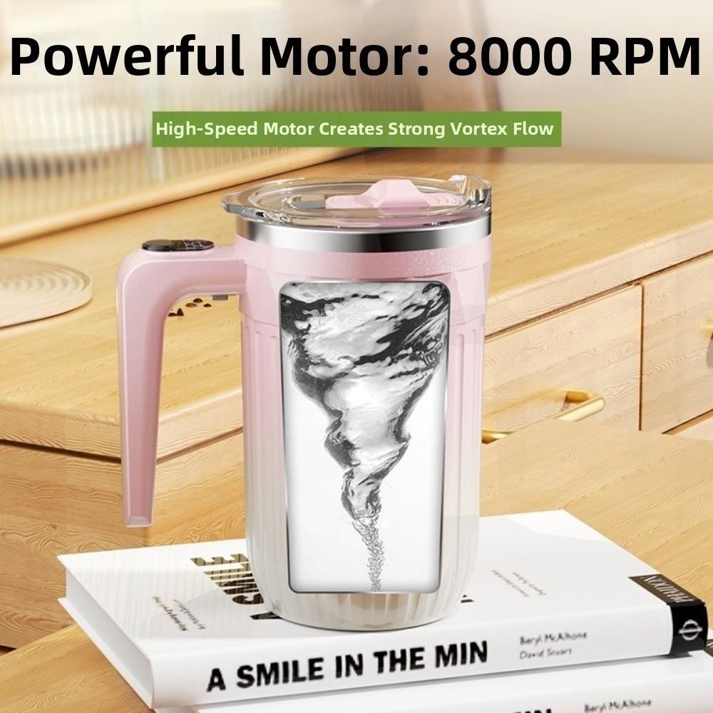 450ml Automatic Self Stirring Coffee Mug Rechargeable Espresso Cup Heating Mixer Cup Tea Drinking