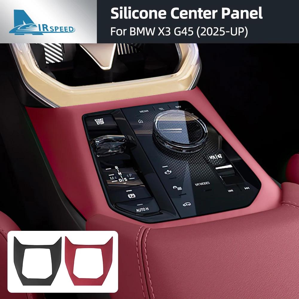 For BMW X3 G45 2025+ Silicone Car Central Control Panel Storage Box Upgrade Auto Pad Fit Gear Shift Styling Interior Accessories