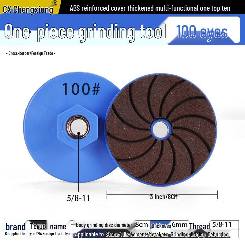 Einteilige Marmorsteinfliesen Polier- & Entgratungs-Schleifscheibe für Winkelschleifer