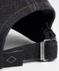 Peullaeto Big Size Washed Ball Cap Xl High Ea Denim Cap Black