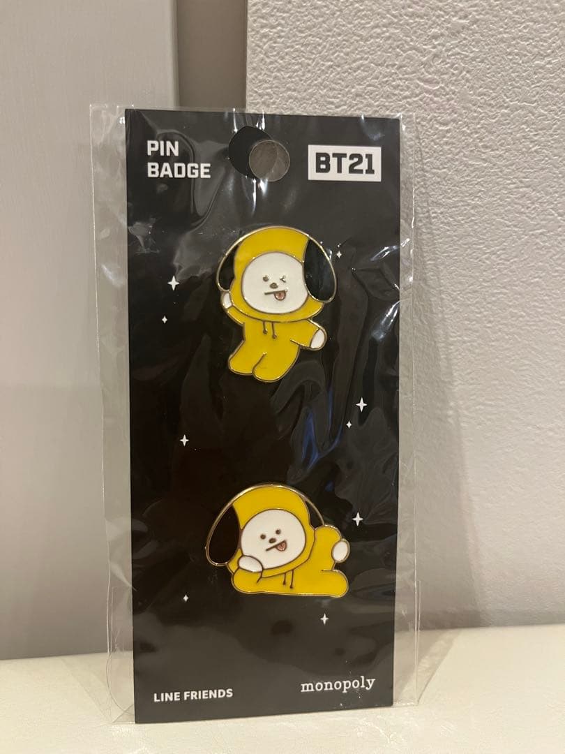 [USED] Price reduced: BTS bt21 CHIMMY Jimin pin badge