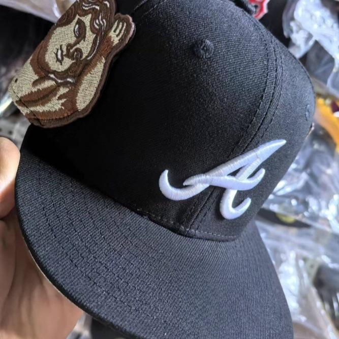 AA Fitteds Caps Jon Stan Angel Flying Baseball Cap 3D Embroidery Fit Cap Size Cap