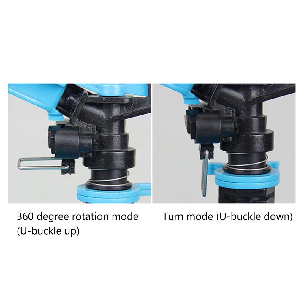 Sprinklerdüse 360 Grad automatisch rotierender Wasserspray Gartenrasen Automatische Sprinklerbewässerung Bewässerungszubehör