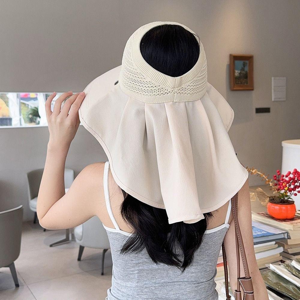Foldable Sun Protection Hats Elegance Summer Fisherman Cap Leisure Large Brim Sun Hat  Sun Supplies