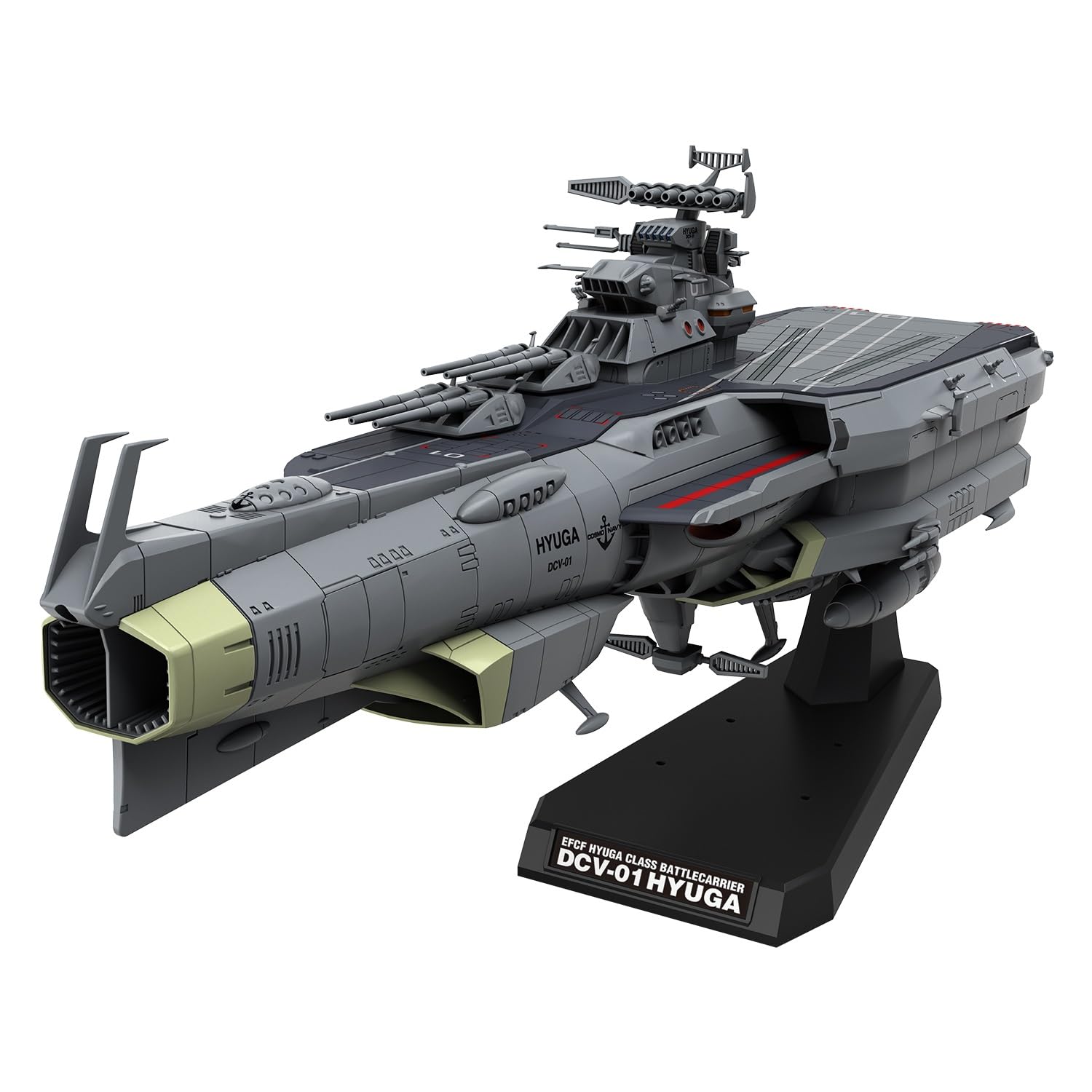 

BANDAI SPIRITS Space Battleship Yamato Earth Defense Force Hyuuga-class Combat Space Carrier DCV-01 Hyuuga 1/1000 Scale Pre-Colored Plastic Model