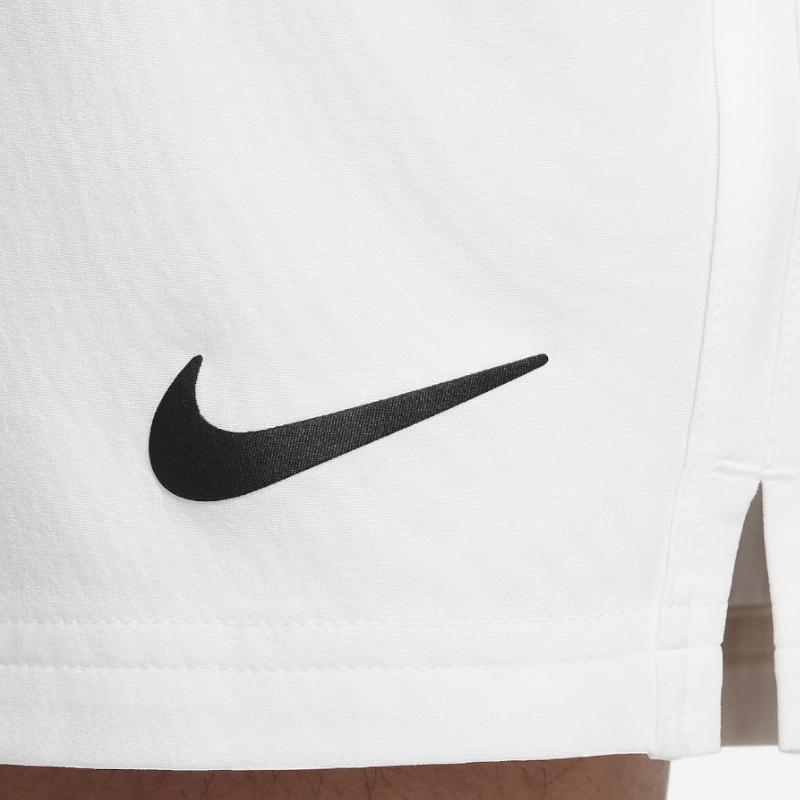 Nike Court Advantage Solid Logo Straight Leg Tennis Casual Shorts Men shorts White FD5330-100
