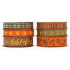 Party Decorative Pumpkin Maple Leaf Ribbon, Thanksgiving Harvest Decorative Gift Wrapping Fall Ribbon