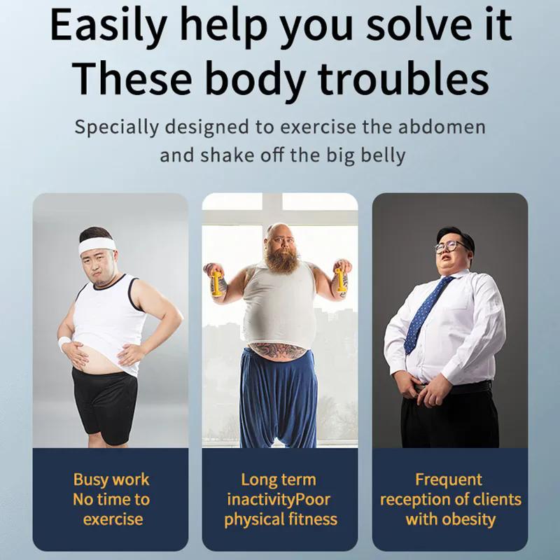 Waist Abdominal Massager Muscle Toner Abdominal Toning Belt Fitness Training Gear Ab Trainer