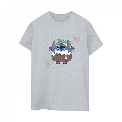 Womens/Ladies Lilo & Stitch Pudding Holly Cotton Boyfriend T-Shirt