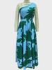 2025 Spring/Summer Women's Floral One-Shoulder Dress