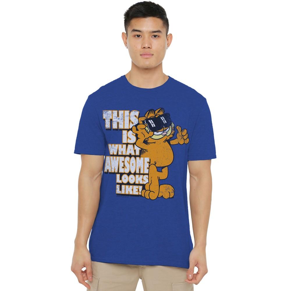 Garfield Awesome T-Shirt S-3XL Royal XL