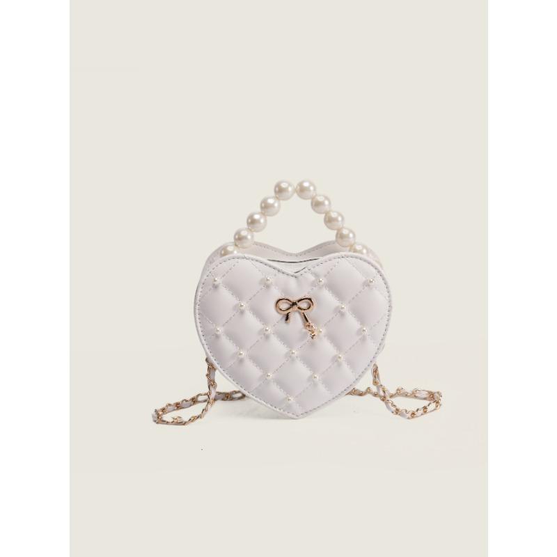 New Pearl Love Bag Niche Design, Xiaoxiangfeng Chain One-shoulder Crossbody Bag