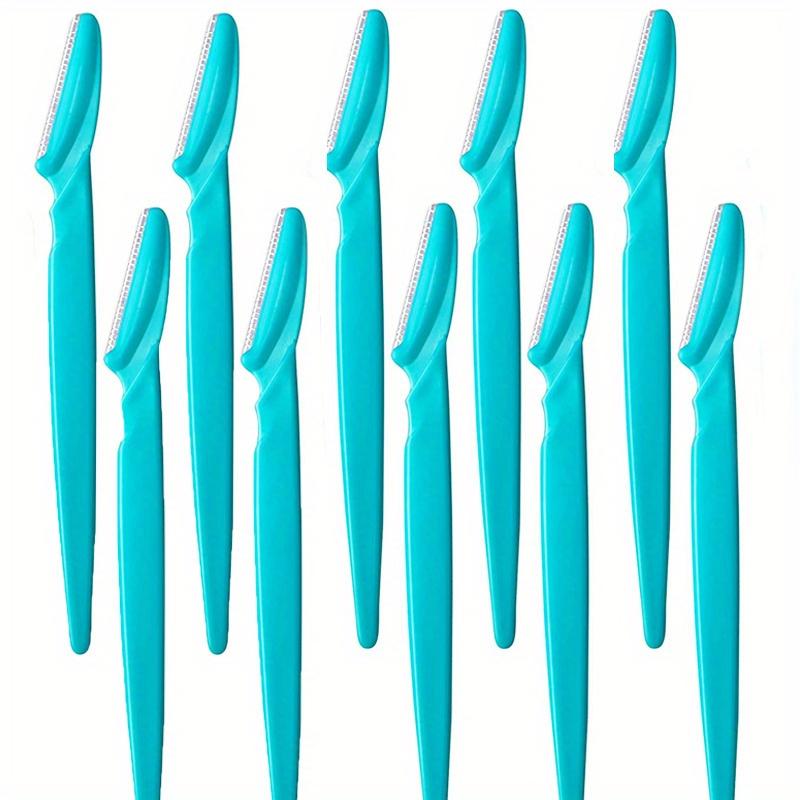 10PCS Eyebrow Razors for Women Multipurpose Face Razors Trimming and Shaping Smooths Away Peach Fuzz Face Trimmer Hair Removal