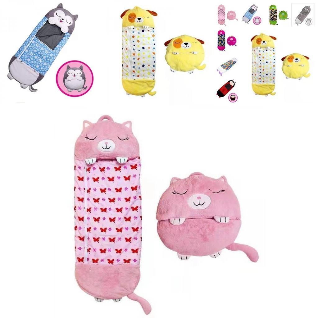 Large Happy Nappers Kids Cartoon Sleepsacks Plush Doll Pillow For The Ultimate Comfort