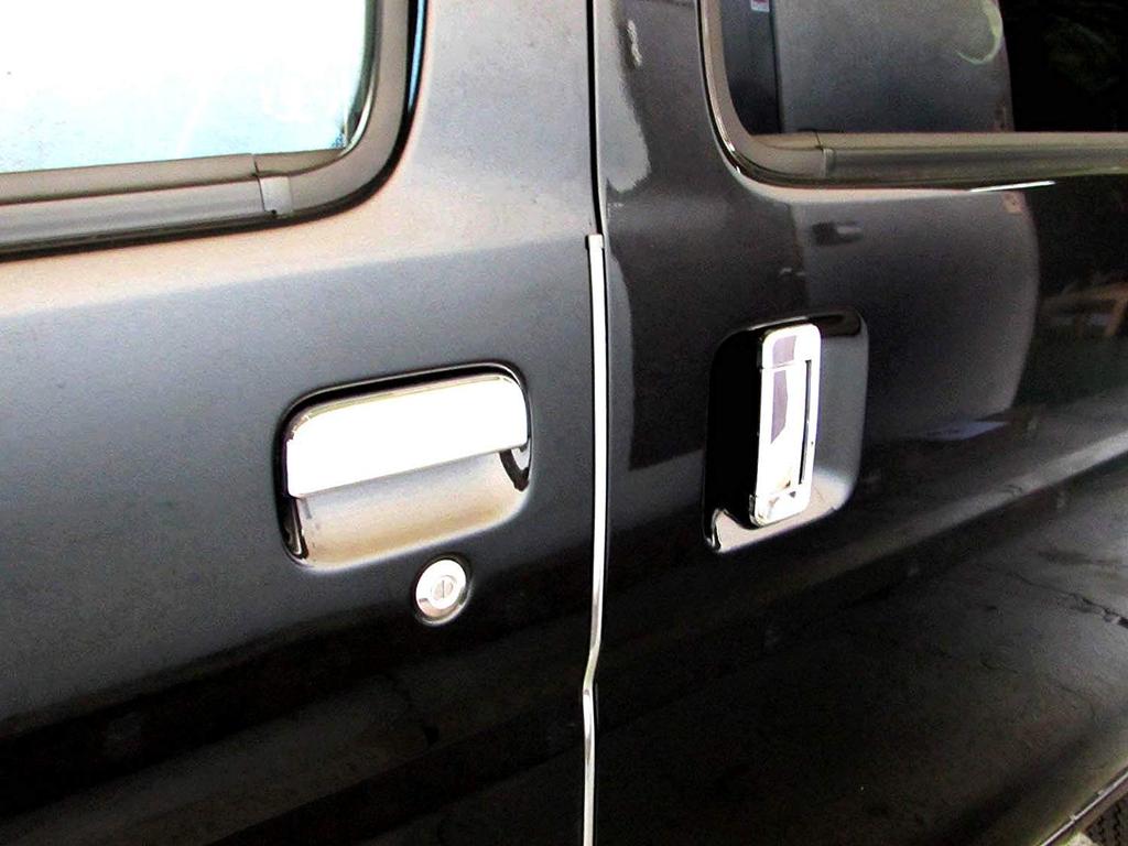 BRIGHTZ Chrome Door Handle Covers for TownAce Van Fits and S412 402/412 (DHC-NOBU-058) - S402M, S412M, S402, (30842)
